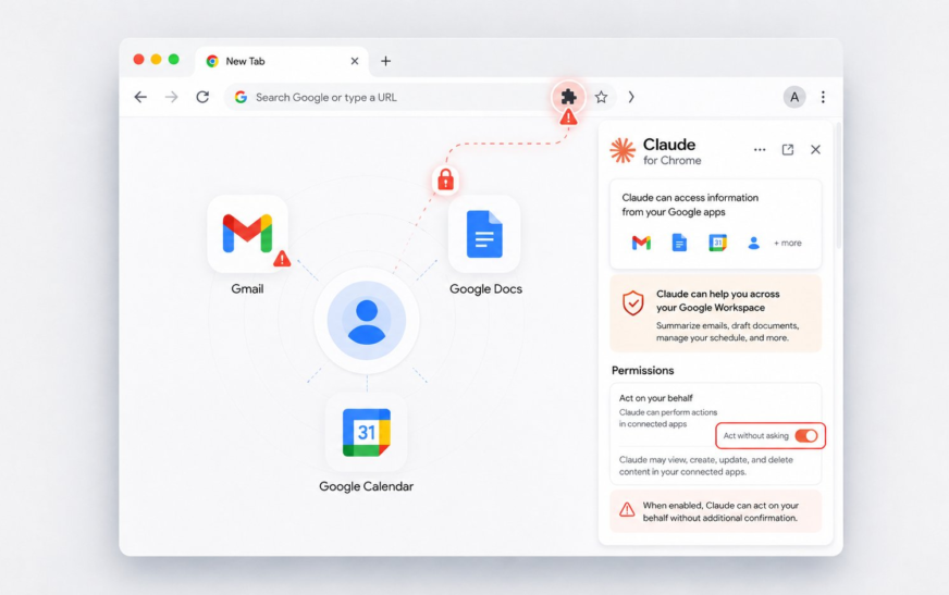 Claude for Chrome Flaw Puts Gmail at Risk From Rogue Extensions